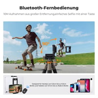 Hliníkový statív na fotoaparát K&F Concept 190 cm s prenosnou taškou, ľahký fotostatív pre mobilný telefón a fotoaparát 7