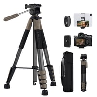 Hliníkový statív na fotoaparát K&F Concept 190 cm s prenosnou taškou, ľahký fotostatív pre mobilný telefón a fotoaparát 1