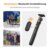Hliníkový selfie stick a statív na smartfón K&F Concept, 158 cm, tripod na smartfón 4