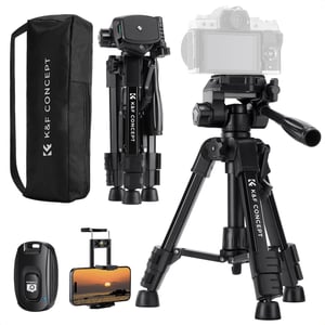 K&F Concept S233A0 mini stolni stativ za kameru s daljinskim upravljačem - 63 cm