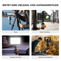 K&F CONCEPT MS13 Magic Arm 360° golyófej kamera rögzítő telefon tartóval - Magic Arm + Super Clamp 6