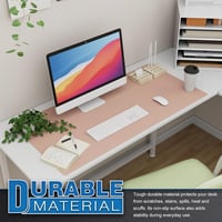 K KNODEL Asztalpad 90x43cm PVC Vízálló Kétoldalas Rózsaszín/Ezüst 5