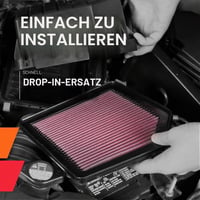 Filtru de aer lavabil pentru motor K&N 33-3006 - Citroën/Peugeot/Opel/Vauxhall C-Elysée, C3, C1 II, C4 Cactus (2012-2019), reutilizabil, se curăță la fiecare 75.000 de mile 7