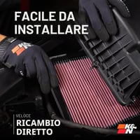 K&N 33-3051 Zamjenski filter zraka - periv i višekratan, za motore BMW 120i 125i 220i 230i 320i 330e 340i 420i (2015-2019) 8
