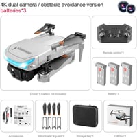 K101 Max WiFi FPV 4K HD Összecsukható Drón Kettős Kamera RC Quadcopter Gyerekeknek 2