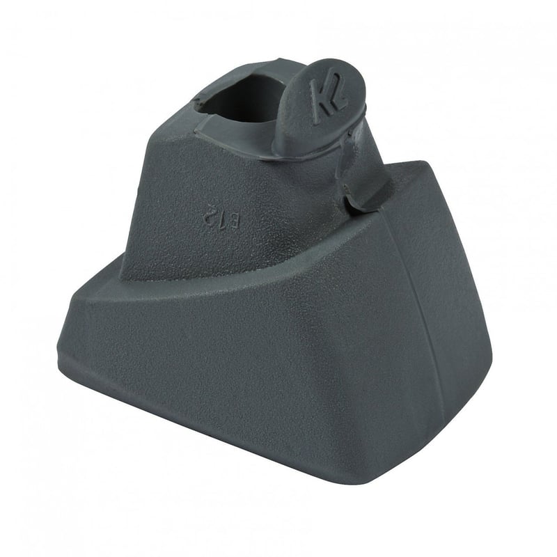 Brzda na korčule K2 No Mark Stopper S149 – Sivá – pre 80 mm kolieska, náhradný brzdový klátik