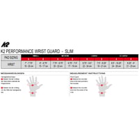 Chránič zápästia K2 Performance Wrist Guard Slim - veľkosť XL, čierno-antracitová farba, na inline korčuľovanie 2
