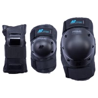 Sada chráničov na inline korčule K2 Prime PAD Set Slim – čierna/modrá, veľkosť S 1