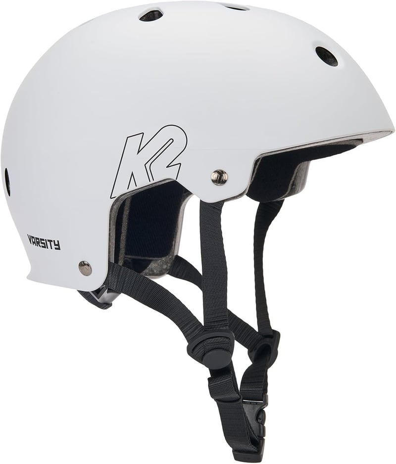 K2 Varsity 2024 Fekete Sisak Snowboard és Sí Védelem - M (55 - 58 cm), White