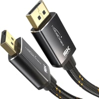 Kábel KabelDirekt 16K DisplayPort 2.1 1 m – DP80, nylonový – pre herné PC 1
