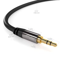 Stereo audio kábel KabelDirekt 3,5 mm jack - 10 m - čierny 6