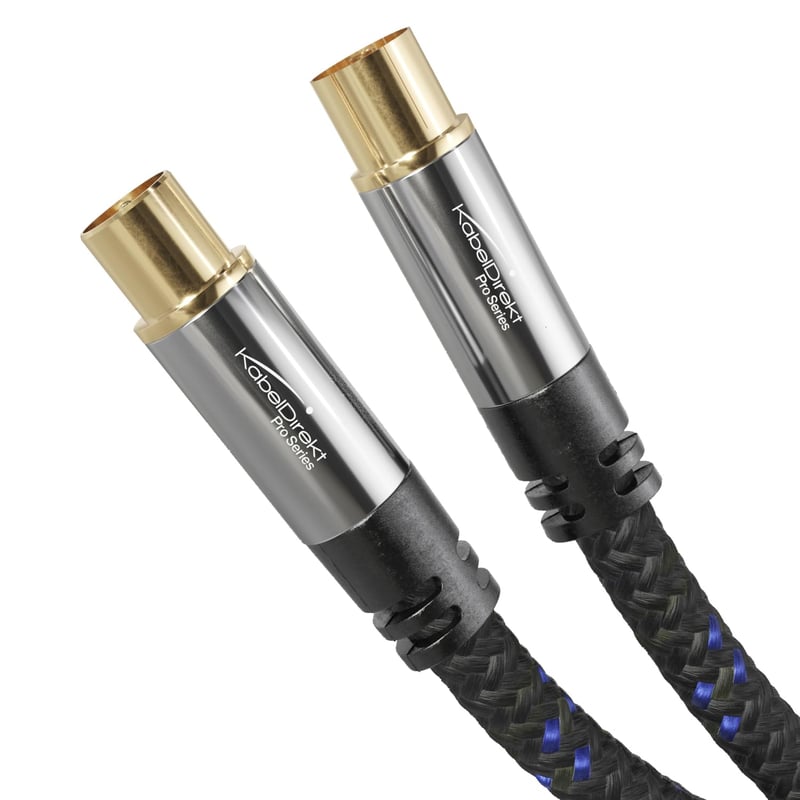 KabelDirekt 4K koaxiálny anténny kábel (samica-samec) - 3 m