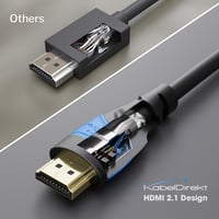 Kábel HDMI KabelDirekt 8K 4K 3,1 m – 8K@60Hz 4K@120Hz, Ultra HD, kompatibilný s PS5, Xbox Series X, Switch, Blu-ray, vysokorýchlostný Ethernet, čierny 4