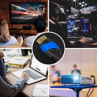 Kábel HDMI 8K a 4K KabelDirekt 5 m s technológiou Flexcore – Vysokorýchlostný prepojovací HDMI kábel kompatibilný s Ultra HD 3