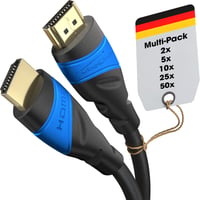 Kábel HDMI 8K a 4K KabelDirekt 5 m s technológiou Flexcore – Vysokorýchlostný prepojovací HDMI kábel kompatibilný s Ultra HD 1
