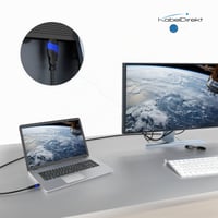Kábel DisplayPort KabelDirekt 10 m – 4K 60 Hz a 144 Hz, 17,28 Gbit/s, HDCP, UHD Gaming, konektor pre PC a notebook k monitoru, séria TOP, čierny 6