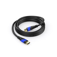 Kábel DisplayPort KabelDirekt 10 m – 4K 60 Hz a 144 Hz, 17,28 Gbit/s, HDCP, UHD Gaming, konektor pre PC a notebook k monitoru, séria TOP, čierny 4