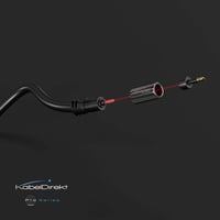 Optický audio kábel KabelDirekt Mini Toslink 1 m s nylonovým opletením – digitálny prenos zvuku 2