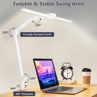 KableRika LED Asztali Lámpa 24W Dimmelhető Dupla Fej 80cm Szem Védelem 3