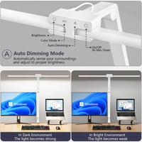 KableRika LED Asztali Lámpa 24W Dimmelhető Dupla Fej 80cm Szem Védelem 5