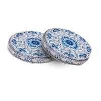 Set 10 Borcane pentru Conserve KADAX 350 ml, cu Capac cu Filet TO82 Alb/Albastru, Borcan Ermetic pentru Dulceață, Miere, Mason Jar 5
