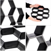 KADAX Betonlap öntőforma 29,2x28x4,4cm mintás járdakő sablon 4