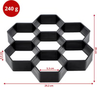 KADAX Betonlap öntőforma 29,2x28x4,4cm mintás járdakő sablon 2