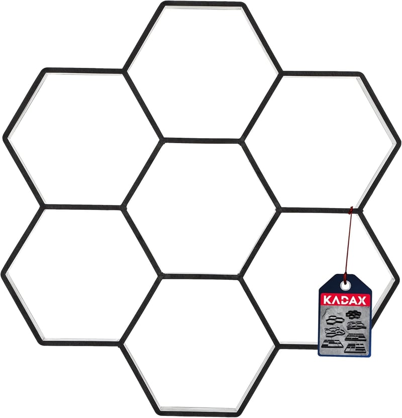 KADAX Betonlap öntőforma 29,2x28x4,4cm mintás járdakő sablon