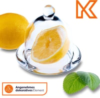 KADAX Üveg Citromos Tál Fedővel, Élelmiszer Tároló Kupola Kerek Forma 7
