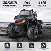 KADAYAYA Távirányítós Autó 4WD RC Monster Truck 1:16 Nagy Sebességű Kék Terepjáró Vízálló Játékautó 6-12 Éveseknek 3