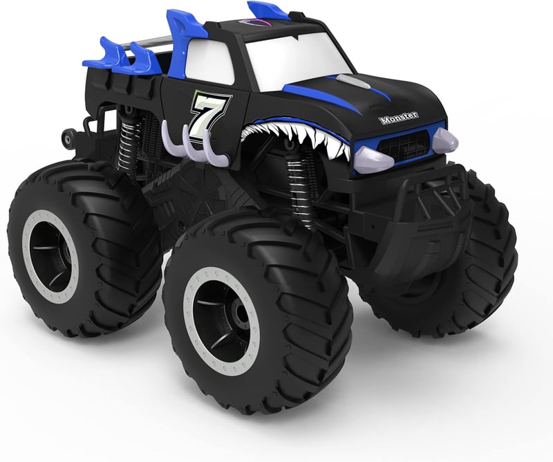 KADAYAYA Távirányítós Autó 4WD RC Monster Truck 1:16 Nagy Sebességű Kék Terepjáró Vízálló Játékautó 6-12 Éveseknek