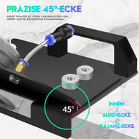 KADIO 45° Csempevágó Állvány 100mm Szögvágáshoz Sarokcsiszolóhoz 2