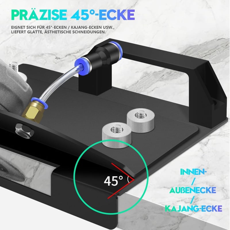 KADIO 45° Csempevágó Állvány 100mm Szögvágáshoz Sarokcsiszolóhoz