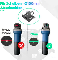 KADIO 45° Csempevágó Állvány 100mm Szögvágáshoz Sarokcsiszolóhoz 3