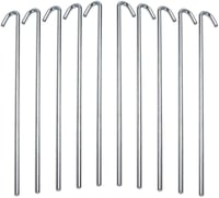 KAHEIGN 60 darabos fém sátorcsap szett, 22 cm galvanizált talajhorgony kemping 1