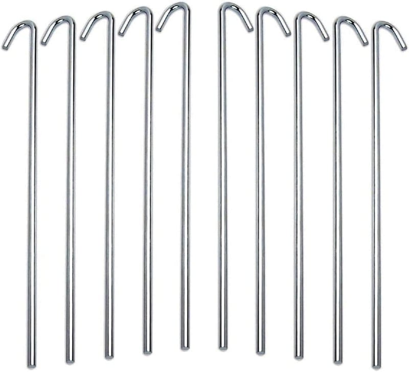 KAHEIGN 60 darabos fém sátorcsap szett, 22 cm galvanizált talajhorgony kemping