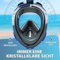 Mască de Snorkel Full Face KAIMANA pentru Adulți și Copii - Mască de Scufundări Sigură cu Sistem Anti-CO2, cu Husă de Transport - Mască de Scufundări Premium 8