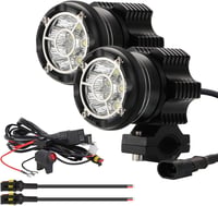 Kairiyard 90W Motoros Fényszóró LED Lámpa Kapcsolóval és Tartóval 6000K 1