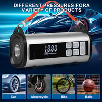 Kairiyard Autós Indításrásegítő Powerbank Beépített Kompresszorral, 1000A Csúcsáram, 150PSI, 6L Benzin/3L Dízel Motorokhoz, Vészvilágítással 6