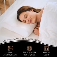 KAISERWERK Ergonomski jastuk od memorijske pjene - mekan i pruža potporu - visina 9 cm / 12 cm - za opuštajući i udoban san 5