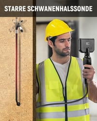 KAIWEETS Endoszkóp Kamera 4,3" IPS 1080P Kijelzővel, 210° Forgatható Fejjel, IP67 Vízálló Flexibilis Csőkamera Autó és Csővezeték Vizsgálath 8