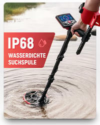 KAIWEETS fémkereső detektor IP68 vízálló, gyerekeknek és felnőtteknek 7