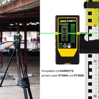 KAIWEETS LR100G Lézerdetektor KT360A-hoz, Dupla LCD kijelző, 60m hatótáv 5