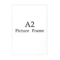Ramă foto KAIWIN A2, 2 bucăți, alb, 59,4x42 cm, ramă foto din lemn pentru postere, puzzle-uri și decorațiuni 3