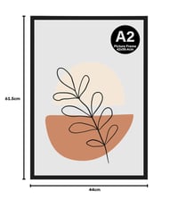 Ramă foto KAIWIN A2 neagră, ramă din lemn de 59,4x42 cm pentru afișe, fotografii și puzzle-uri 8