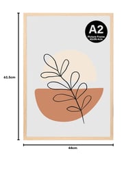 Ramă foto KAIWIN A2, lemn de stejar, 59,4 x 42 cm, pentru fotografii, postere și puzzle-uri 8