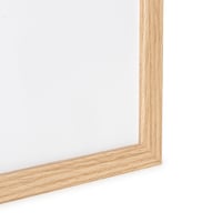 KAIWIN fotorámik 40x60 cm, dubový drevený nástenný rám na fotky, rám na plagáty a puzzle, závesný drevený fotorámik 5