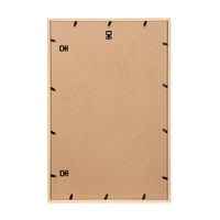 KAIWIN fotorámik 40x60 cm, dubový drevený nástenný rám na fotky, rám na plagáty a puzzle, závesný drevený fotorámik 4