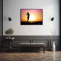 KAIWIN A2 čierny drevený rám na obrazy, súprava 2 kusov s akrylovým sklom, rám na plagáty a fotografie na zavesenie na stenu do obývačky, spálne alebo pracovne 2