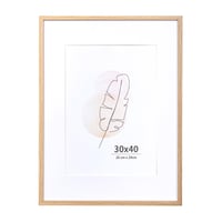 Dubový rám na obraz KAIWIN s akrylovým sklom, na stenu aj na stôl – 30x40 cm 1
